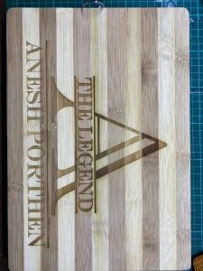 Engraved cutting boards -wood